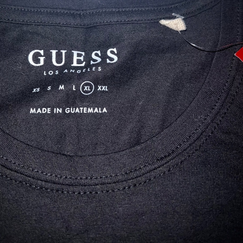 Guess Black Crew Neck T-Shirt - Picture 3 of 3